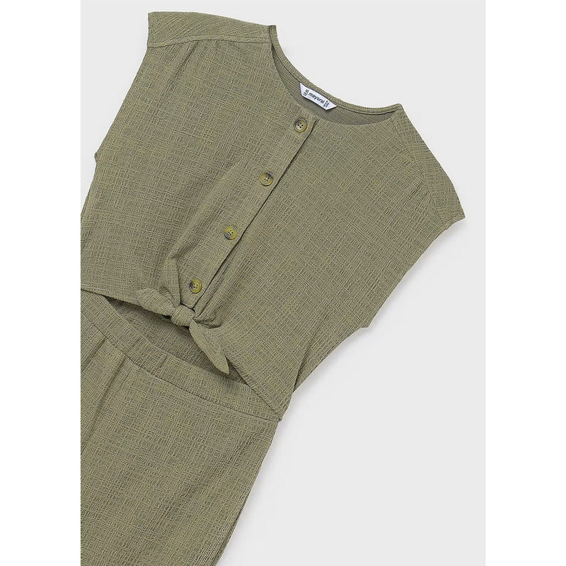 Jumpsuit Para Niña Mod.6865 Marca Mayoral® Verde Musgo 8 Años