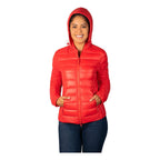 Chamarra Capitonada Mod.dw86-pol7096 De Pluma Greenlander® Rojo Xg Lisa