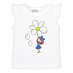 Blusa De Niña Manga Corta Marca Mayoral®