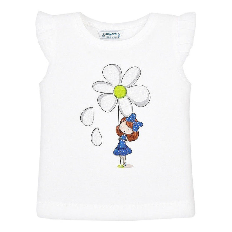 Blusa De Niña Manga Corta Marca Mayoral®