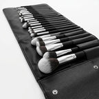 Set De Brochas 24pz Con Estuche Para Viaje True Makeup® Negro