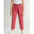 Pantalón Cropped Con Moño En Tencel Mod.6583 Marca Mayoral® Rosa Chicle Liso 16