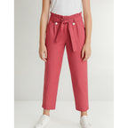 Pantalón Cropped Con Moño En Tencel Mod.6583 Marca Mayoral® Rosa Chicle Liso 16