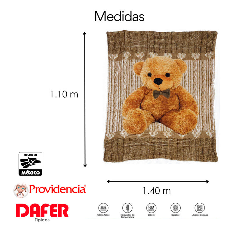 Cobertor Edredón Cunero Para Bebé 1.10mx1.40m Providencia®
