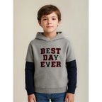 Sudadera Doble Manga Larga Para Niño 7444 Marca Mayoral® 8 Años Gris Oscuro Lisa