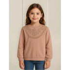 Sueter De Niña Mod.7492 Rosado Marca Mayoral® Rosado Liso 12 Años