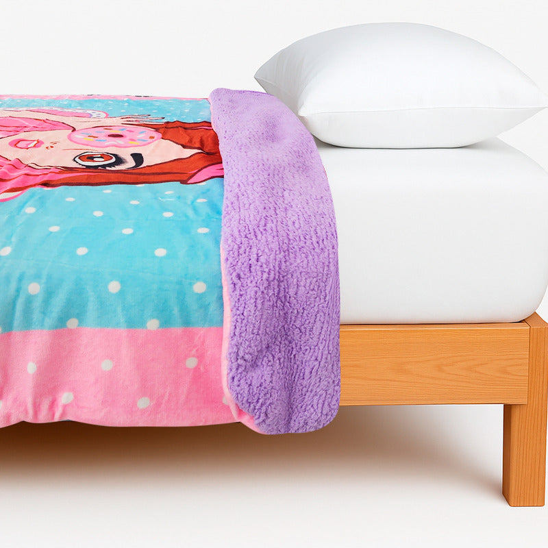 Cobertor Borrega Individual 1.50m X 2.00m Marca Providencia®