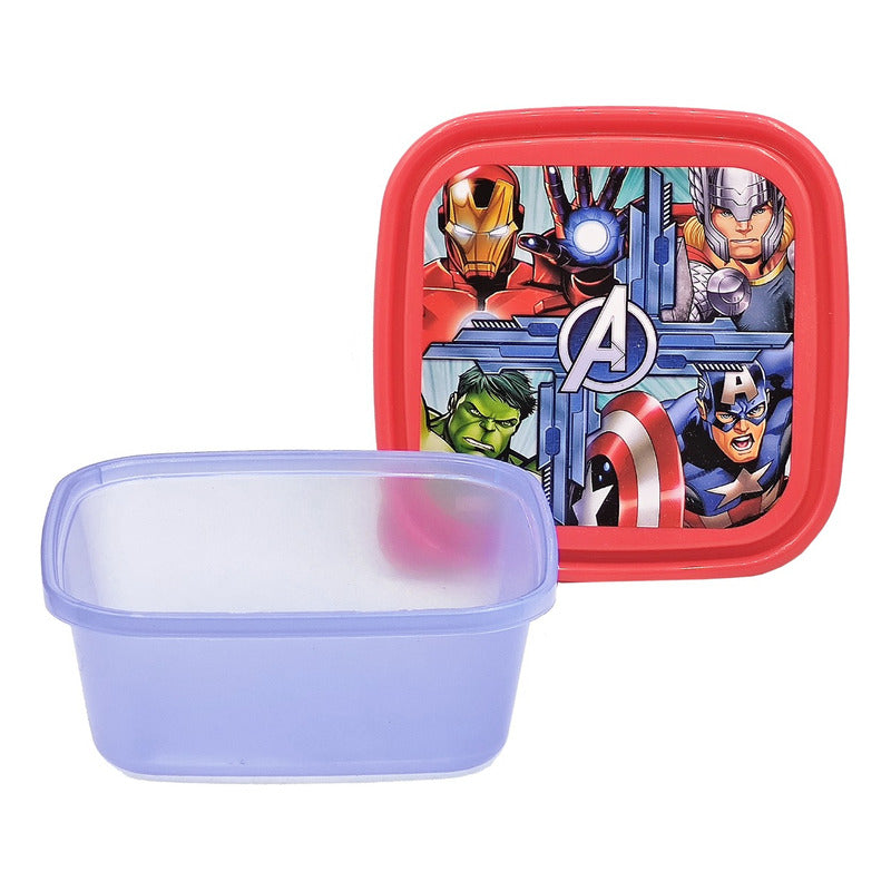 Recipiente Infantil Escolar Para Comida Diseños Varios