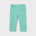 Legging Estampado Para Niña Mod. 3722 Marca Mayoral® Oceano Floreado 9 Años