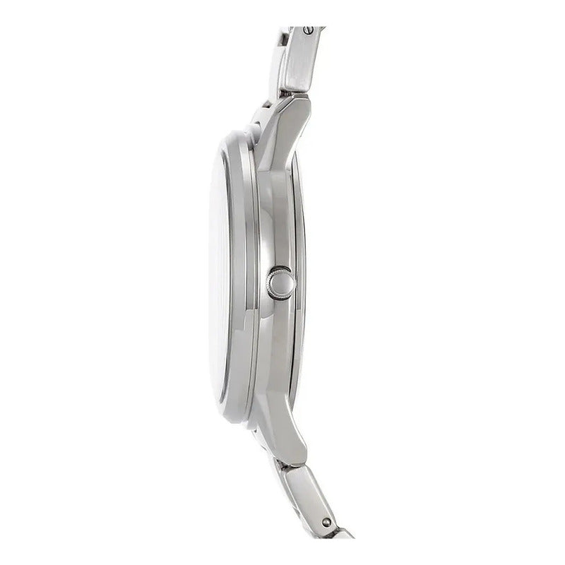 Reloj Analógico Para Mujer Fe6010-50a Eco Drive Citizen® Plateado Blanco