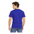Playera Casual Básica Unisex Mod. 4148 Marca Skannda® Azul Lisa G