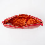 Bolso Crossbody Para Mujer Mod. Ji 2896 Marca Jaime Ibiza® Rojo Lisa Níquel