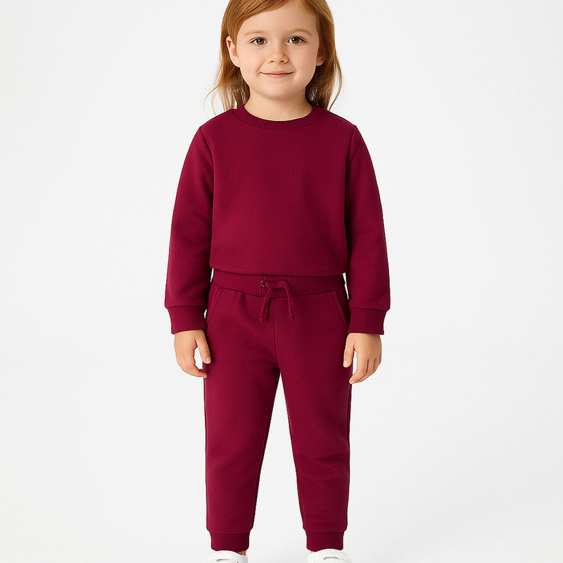 Pants Jogger Para Niña Mod.4507 Grosella Marca Mayoral® Grosella Liso 2 Años