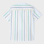 Camisa Cuello Mao Para Niño Mod.3115 Clorofila Mayoral® Clorofila Rayas 7 Años