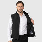 Chaleco Softshell Para Hombre Cw90-vpol8396 Greenlander® Negro Lisa Ch