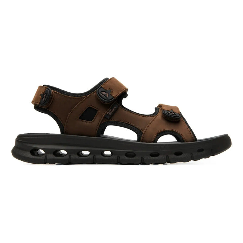 Sandalia Para Hombre Walking Soft Outdoor Mod.424001 Flexi® Marrón Outdoor 28.5 Mx