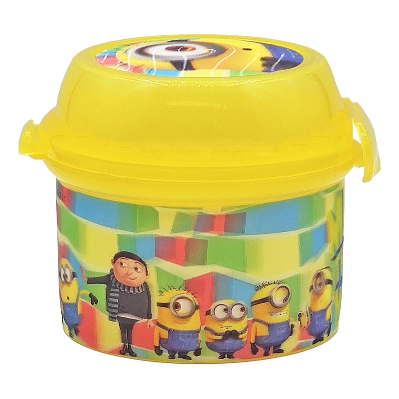 Topper Recipiente Para Comida Diseño Lenticular Niños