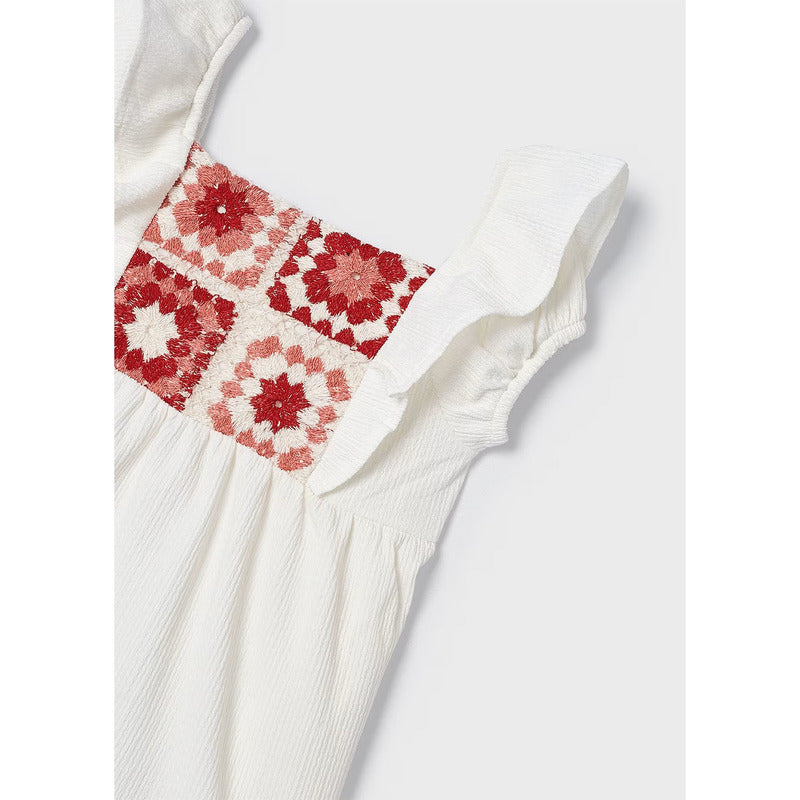 Conjunto Para Niña Blusa+pantalon Mod.3705 Marca Mayoral® Granadina Lisa 9 Años