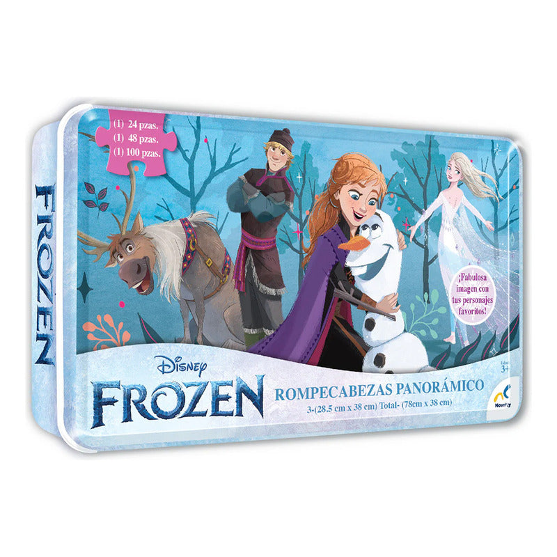 Rompecabezas Panorámico Frozen 3 En 1 Mod. Jca-1004 Novelty®