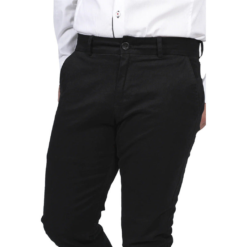 Pantalon Hombre Gabardina Slim Soft Stretch Bobois®