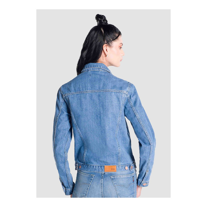 Chamarra Vaquera De Mezclilla Para Mujer Marca Oggi®
