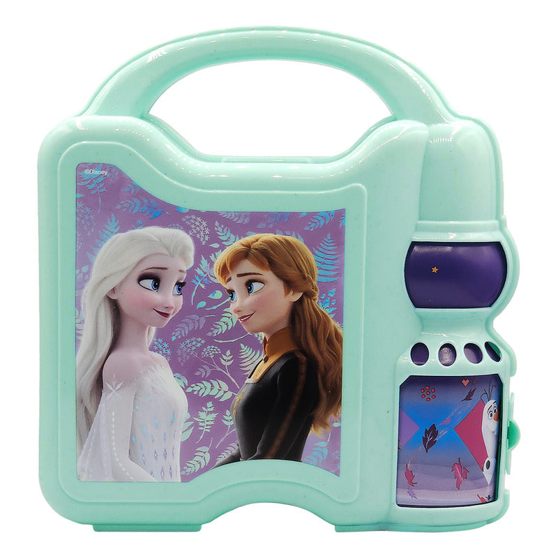 Lonchera Infantil De Plástico Con Botella Diseños Varios