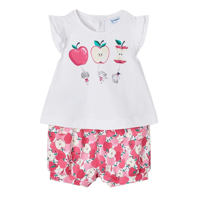 Conjunto Short+blusa Con Estampado Mod.1244 Marca Mayoral®