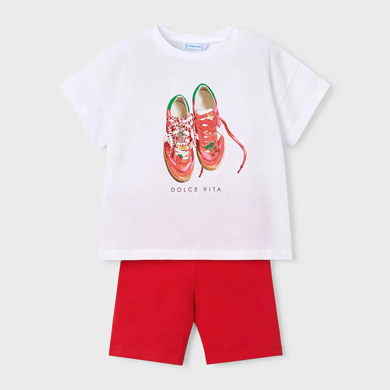 Conjunto Legging Bikers Y Blusa Para Niña 3731 Mayoral® Persimon Lisa 9 Años