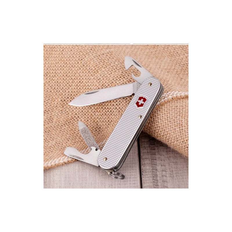 Navaja Cadet Alox 9 Usos Mod.0.2601.26 Marca Victorinox® Plateado