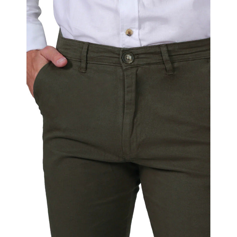 Pantalon Hombre Gabardina Slim Soft Stretch Bobois®