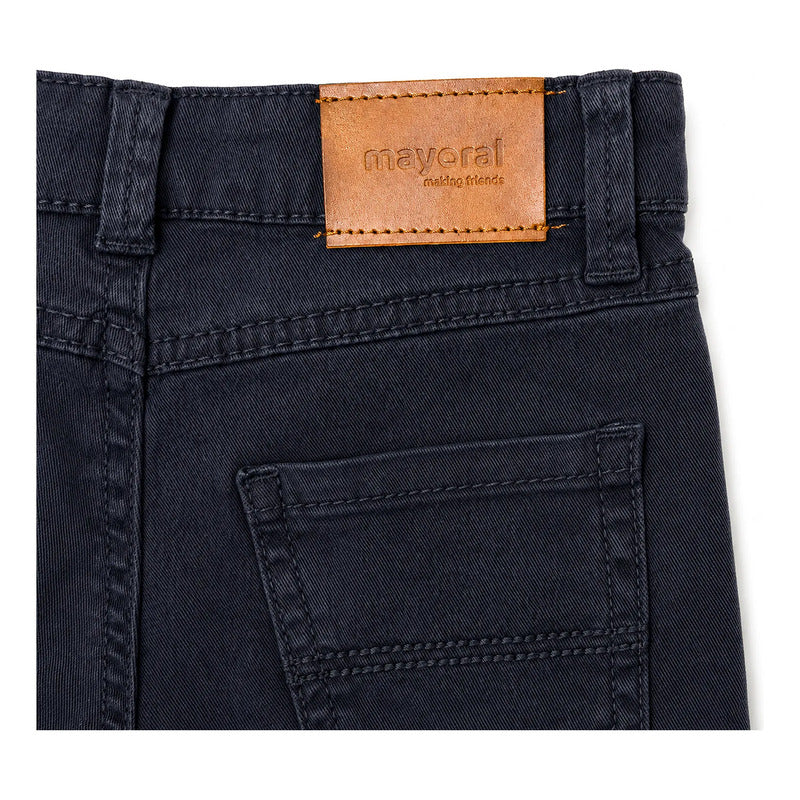Pantalón Slim Fit Para Bebé Mod. 563 Marca Mayoral® Marino Lisa 6 Meses