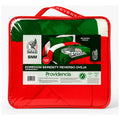 Cobertor Edredón De Borrega Matrimonial Providencia® Futbol México 1 Kg Multicolor
