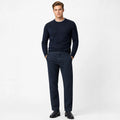 Pantalon Para Hombre Spandex Mod. Gwoven Marca Bobois® Azul Oscuro Lisa 30