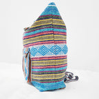 Mochila Artesanal Tejida Tipo Morral Con Bolsillo Frontal 10kg