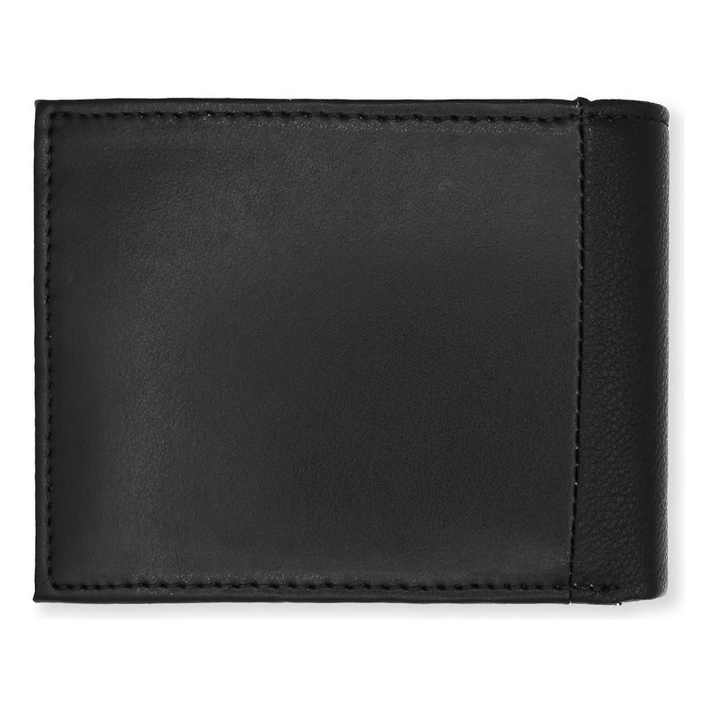 Billetera De Hombre Mod.87861-0010 Marca Dockers® Negro Liso