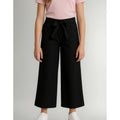Pantalón Cropped Con Lazada De Punto Roma Mod.6577 Mayoral® Negro Liso 14