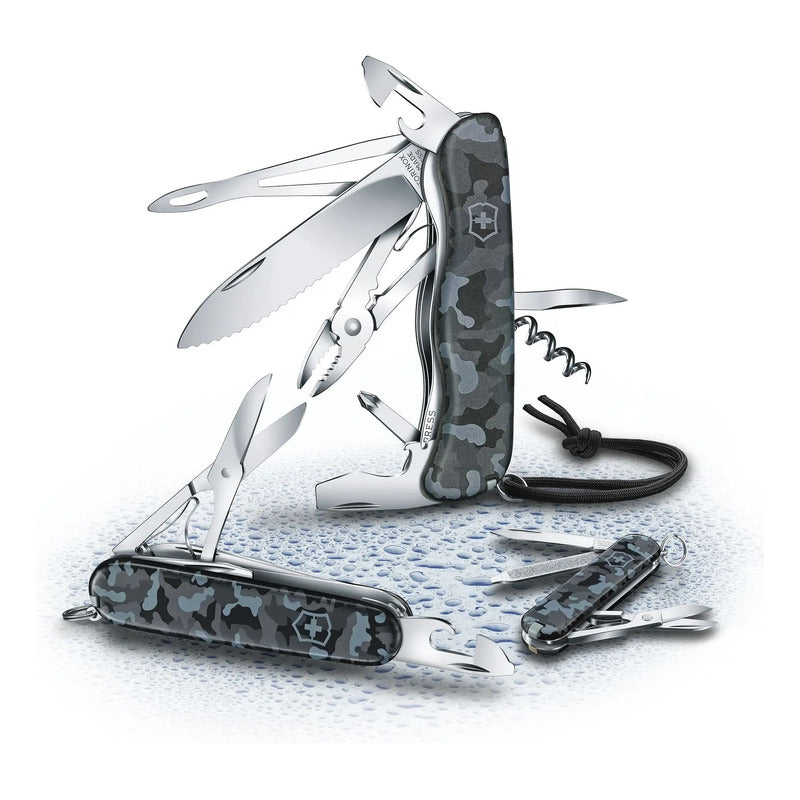 Navaja Bolsillo Para Caza 1.3713 Huntsman Marca Victorinox®