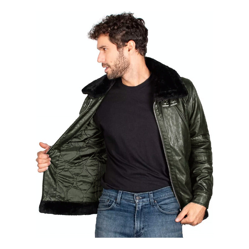 Chamarra De Hombre Mod. Cw83-vin8880a Marca Greenlander®