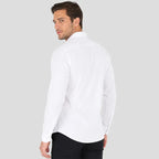 Camisa Básica Para Hombre Mod.5232 Marca Manchester® Blanco Lisa 15.5