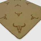 Pañuelo Multiusos Ligero Diseño Tradicional 55x55cm Verde Oliva Toros Unitalla