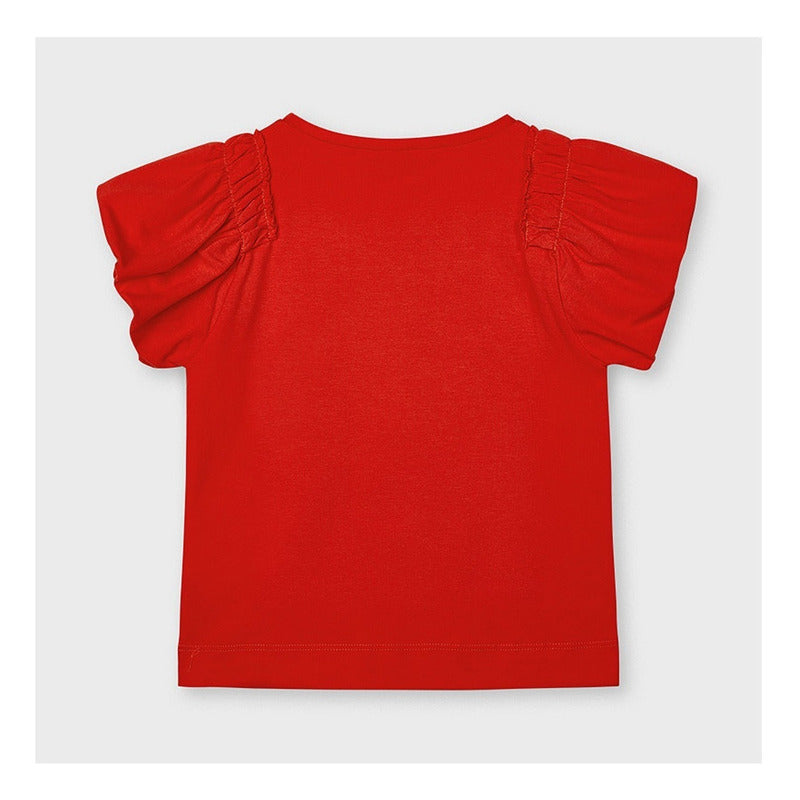 Blusa De Niña Manga Corta Marca Mayoral®