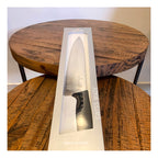 Cuchillo De Chef Profesional De 38 Cm Con Ranuras Swiss Classic Victorinox, Color Acero/negro