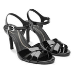 Zapatilla Para Mujer 8cm Comfort Walk 140502 Marca Flexi® Negro Charol 23.5 Mx