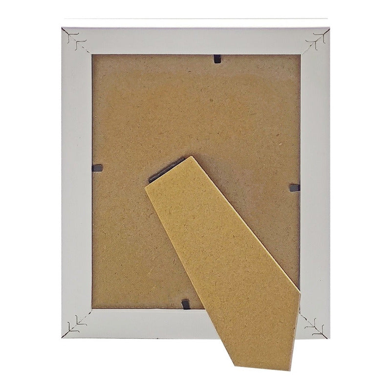 Portarretrato Con Marco Plástico-vidrio Para Mesa