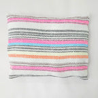 Frazada De Viaje Artesanal Con Almohada Set De Descanso