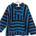 Suéter Poncho Canguro Artesanal Hoodie Acrilico Colores