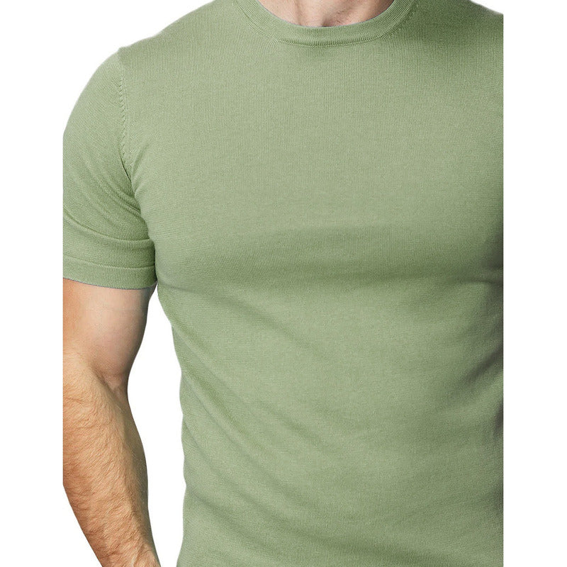 Playera Casual De Hombre Mod. A41454a Marca Bobois®