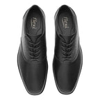 Zapato Derby Semivestir Para Hombre Mod.407817 Marca Flexi® Negro Lisa 28,5 Mx
