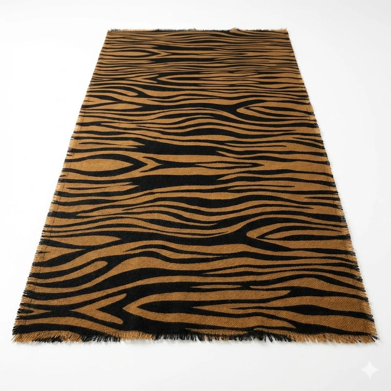 Bufanda Suave Elegante Para Mujer 182x72cm Multiusos Multicolor Animal Print Unitalla