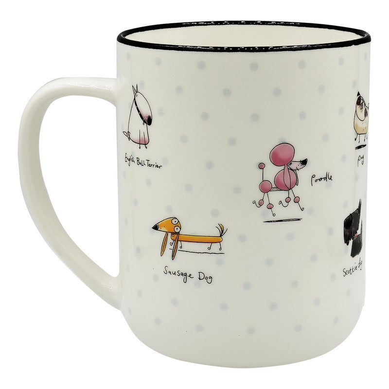 Taza Tarro Grande De Porcelana 620ml Diseños Animados